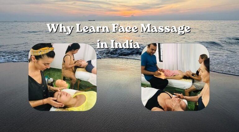 Face massage training in India with hands-on facial therapy practice